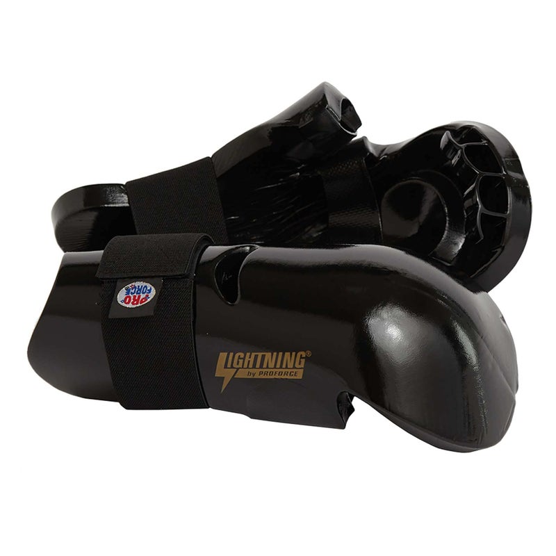 Proforce Lightning Punches Karate Sparring Gloves - Black - Medium - Image 1